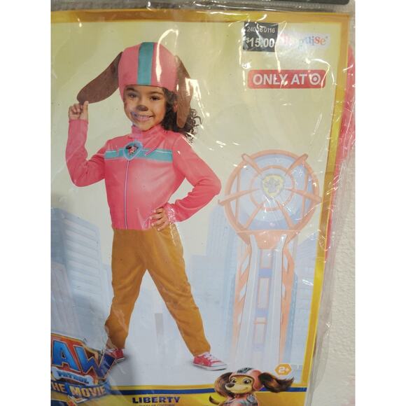 Toddler Paw Patrol the Movie LIBERTY Costume Size 2T Dress Up Halloween - Picture 2 of 5